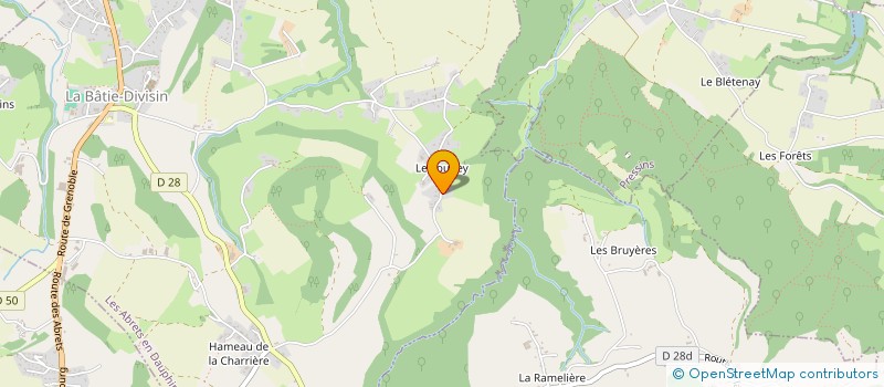 localisation de l'entreprise STELLARTE  LES ABRETS-EN-DAUPHINE