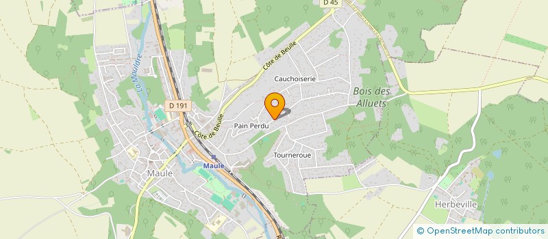 localisation de l'entreprise STELLEM GESTION  MAULE