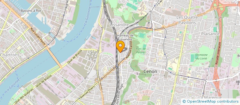 localisation de l'entreprise STELLI  CENON