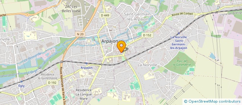 localisation de l'entreprise STELLITTANO à ARPAJON