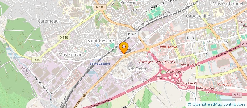 localisation de l'entreprise STELLIUM à NIMES
