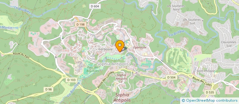 localisation de l'entreprise STELLO CONSEIL à VALBONNE