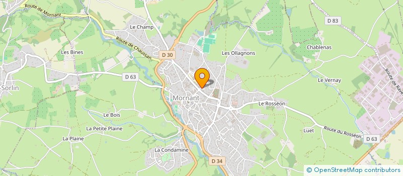 localisation de l'entreprise STELLOO  MORNANT