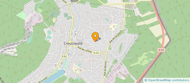 localisation de l'entreprise STELLVIO  CREUTZWALD