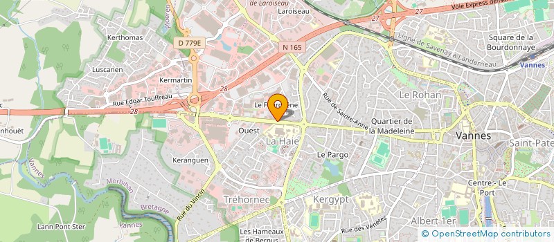 localisation de l'entreprise STELLYS à VANNES