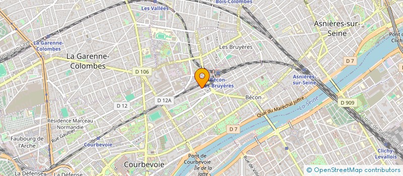 localisation de l'entreprise STELMA VIII à COURBEVOIE