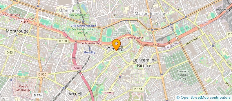 localisation de l'entreprise STELMAA  GENTILLY