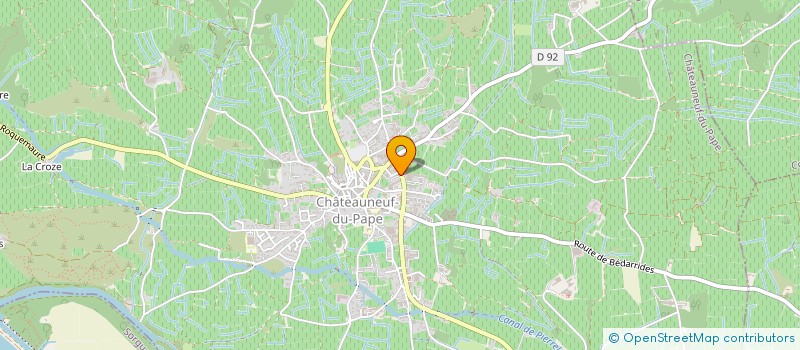 localisation de l'entreprise STELMARIS  CHATEAUNEUF-DU-PAPE