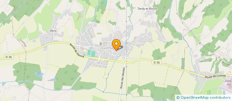 localisation de l'entreprise STELMAT  LUZINAY