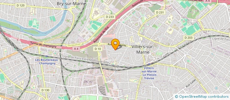 localisation de l'entreprise STELO  VILLIERS-SUR-MARNE