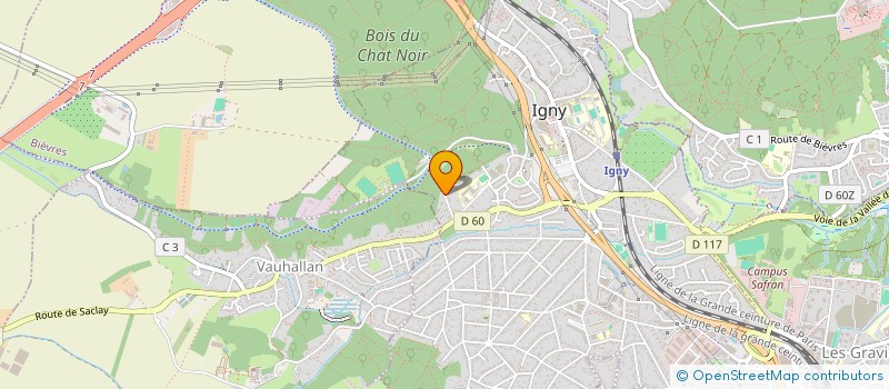 localisation de l'entreprise STELO  IGNY