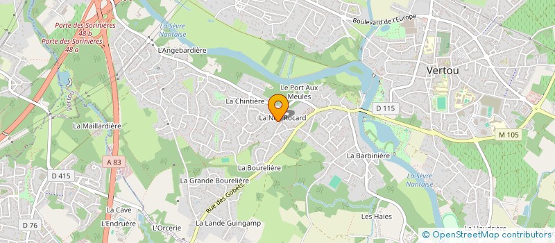localisation de l'entreprise STELOCEAN CONSEIL à VERTOU