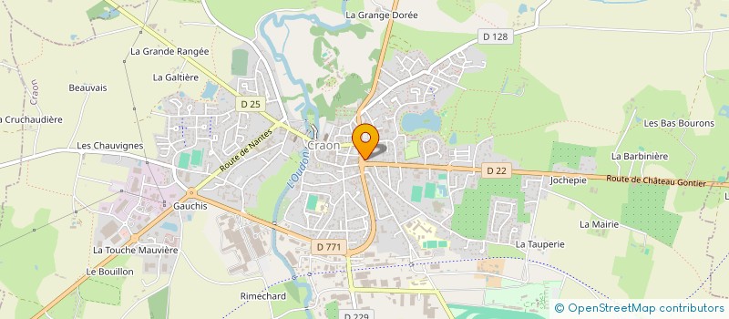 localisation de l'entreprise STELODESIGN  CRAON