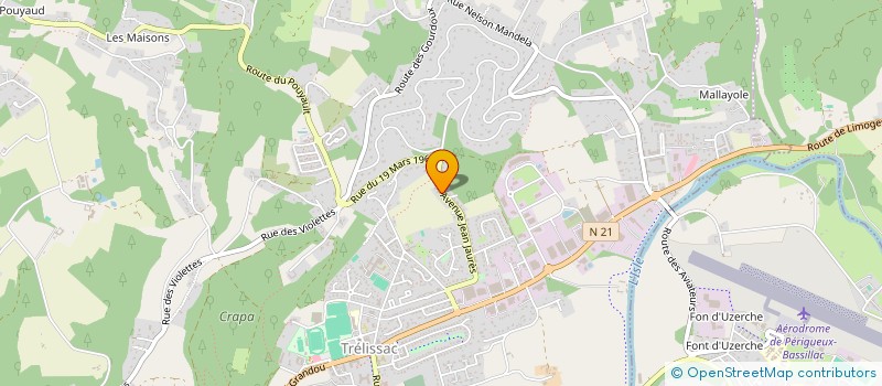 localisation de l'entreprise STELOGO  TRELISSAC