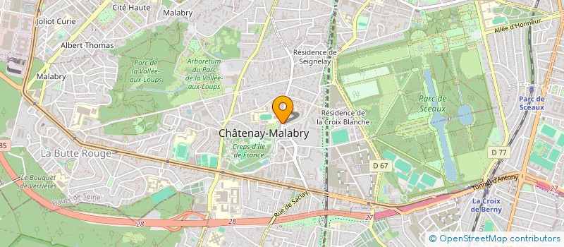 localisation de l'entreprise STELOR à CHATENAY-MALABRY