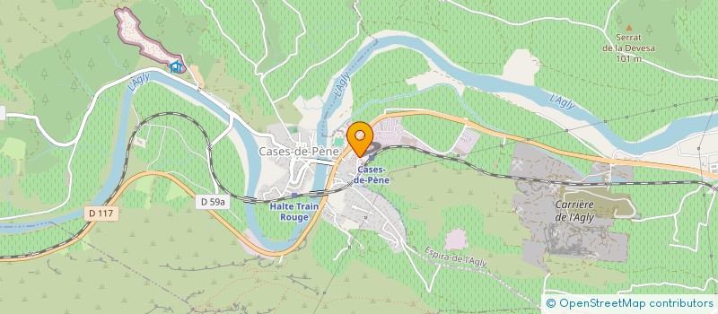 localisation de l'entreprise STELOR  CASES-DE-PENE