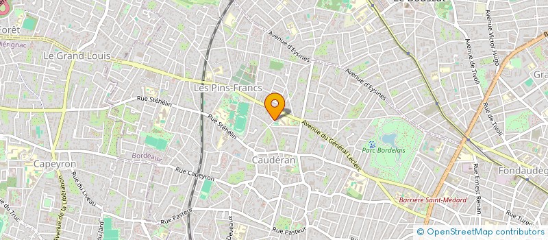 localisation de l'entreprise STELTEIX  BORDEAUX