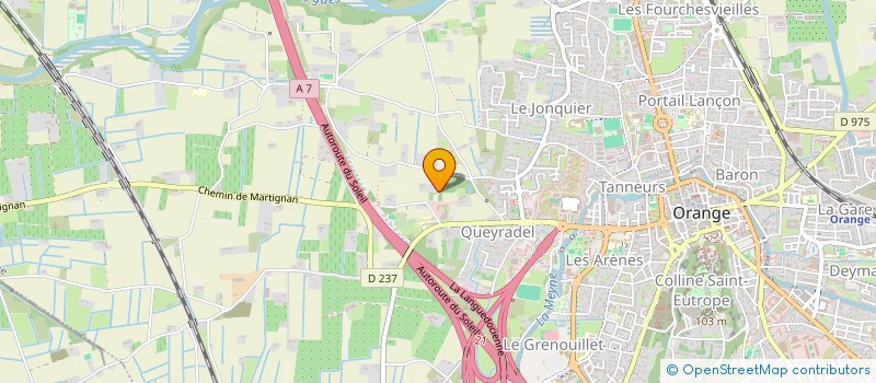 localisation de l'entreprise STELUH  ORANGE