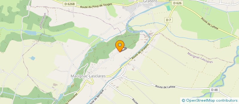 localisation de l'entreprise STELWING  MARIGNAC-LASCLARES