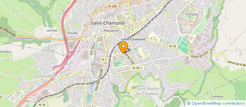 localisation de l'entreprise STELYBOIS  SAINT-CHAMOND