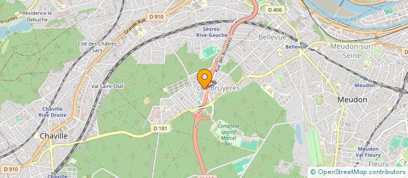 localisation de l'entreprise STEM 2 à SEVRES