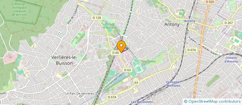 localisation de l'entreprise STEM à VERRIERES-LE-BUISSON