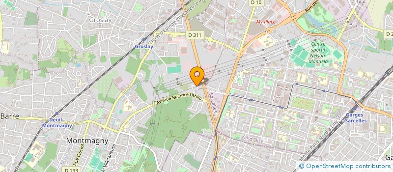 localisation de l'entreprise STEM  GROSLAY