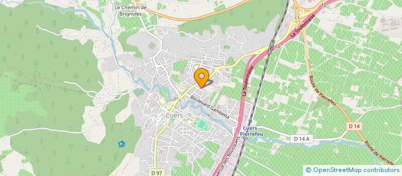 localisation de l'entreprise STEM HOLDING  CUERS