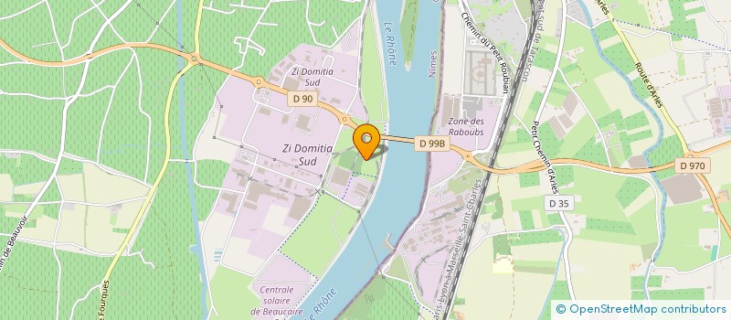 localisation de l'entreprise STEMA à BEAUCAIRE
