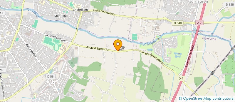 localisation de l'entreprise STEMA à MONTELIMAR