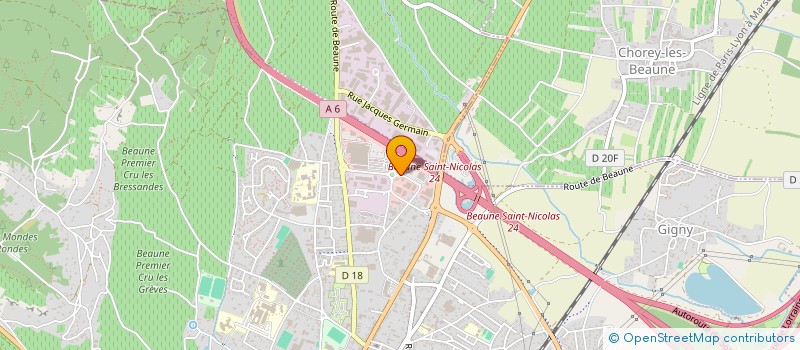 localisation de l'entreprise STEMA à BEAUNE