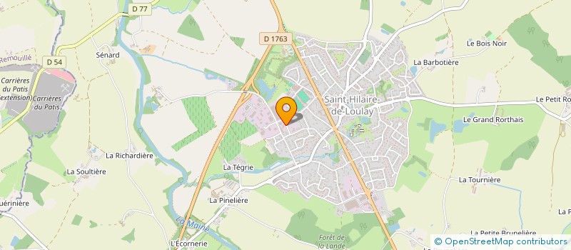 localisation de l'entreprise STEMA à MONTAIGU-VENDEE
