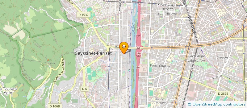 localisation de l'entreprise STEMA  SEYSSINET-PARISET