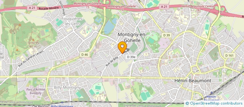 localisation de l'entreprise STEMA BUSINESS à MONTIGNY-EN-GOHELLE