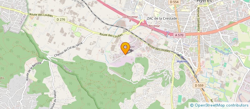 localisation de l'entreprise STEMA DIFFUSION  HYERES