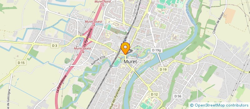 localisation de l'entreprise STEMA GROUP  MURET