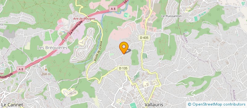 localisation de l'entreprise STEMABAT à VALLAURIS