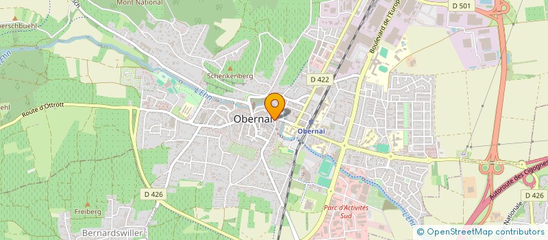 localisation de l'entreprise STEMACAME à OBERNAI