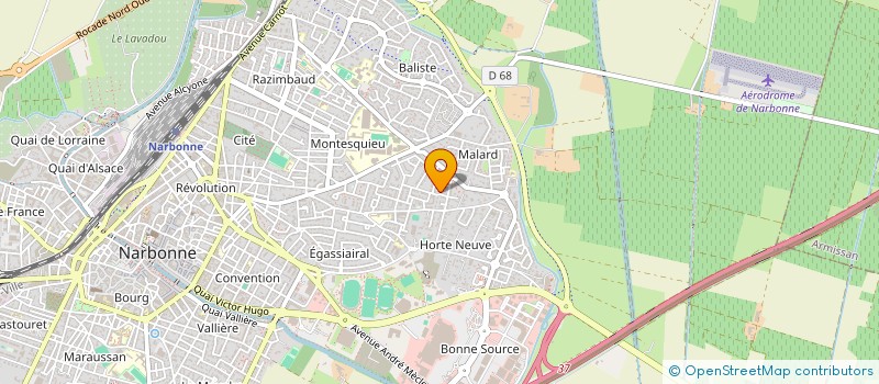 localisation de l'entreprise STEMACLO à NARBONNE