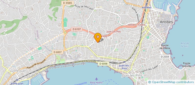 localisation de l'entreprise STEMADO à ANTIBES