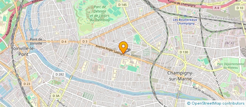 localisation de l'entreprise STEMAOR  CHAMPIGNY-SUR-MARNE