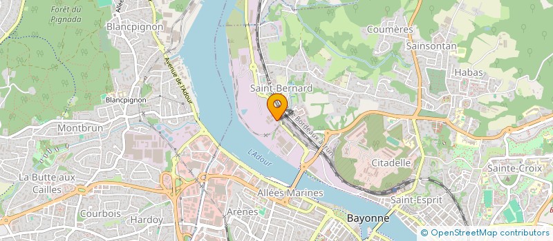 localisation de l'entreprise STEMAR  BAYONNE