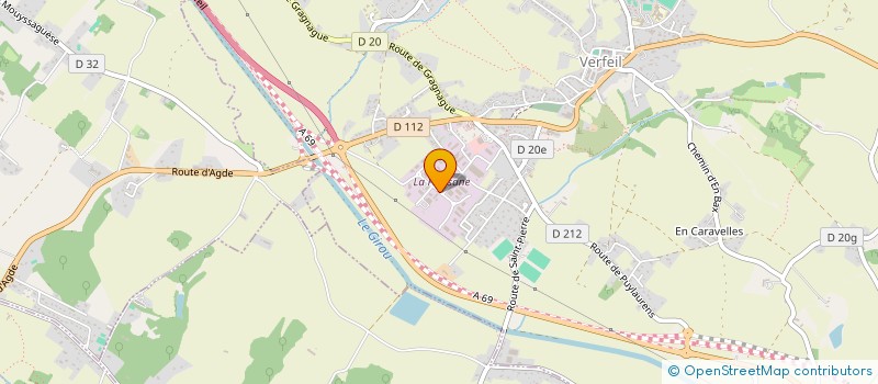 localisation de l'entreprise STEMAR  VERFEIL