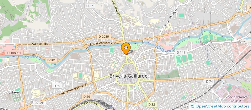 localisation de l'entreprise STEMAT  BRIVE-LA-GAILLARDE