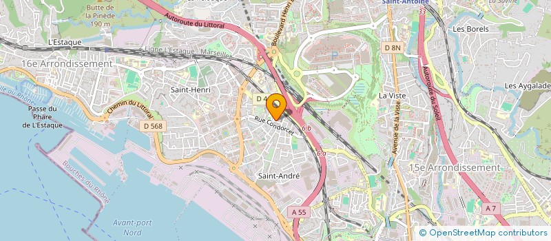 localisation de l'entreprise STEMAT à MARSEILLE
