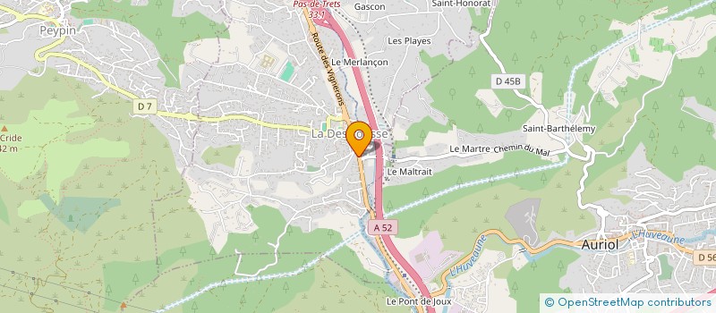 localisation de l'entreprise STEMAU à ANNECY