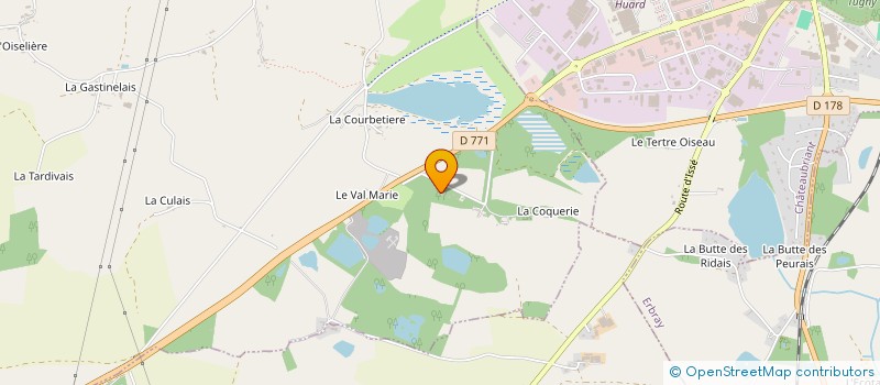 localisation de l'entreprise STEMCA  SAINT-AUBIN-DES-CHATEAUX