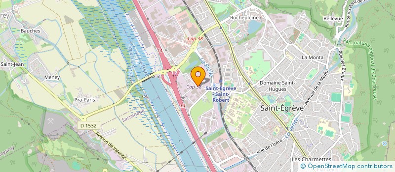 localisation de l'entreprise STEMCELL TECHNOLOGIES à SAINT-EGREVE