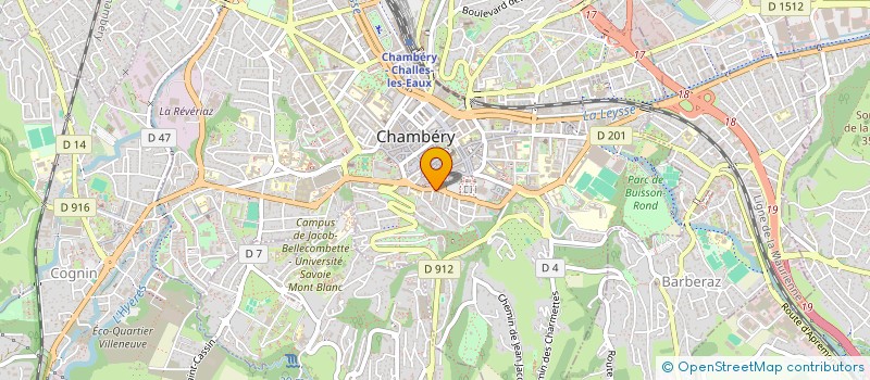 localisation de l'entreprise STEMI à CHAMBERY