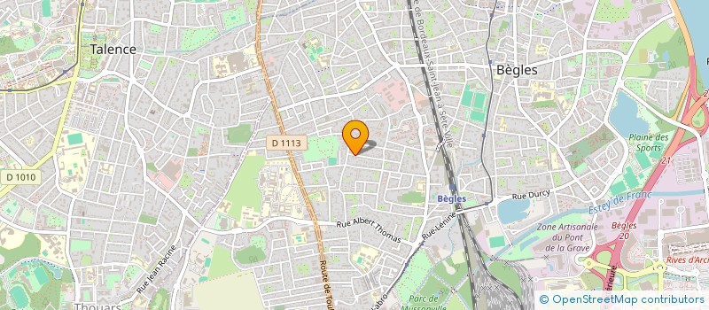 localisation de l'entreprise STEMIK  CESTAS